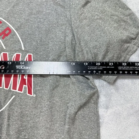 Oklahoma Sooners Shirt Mens Large Gray NCAA Football Sooner Nation 1890 Tee - Picture 4 of 6